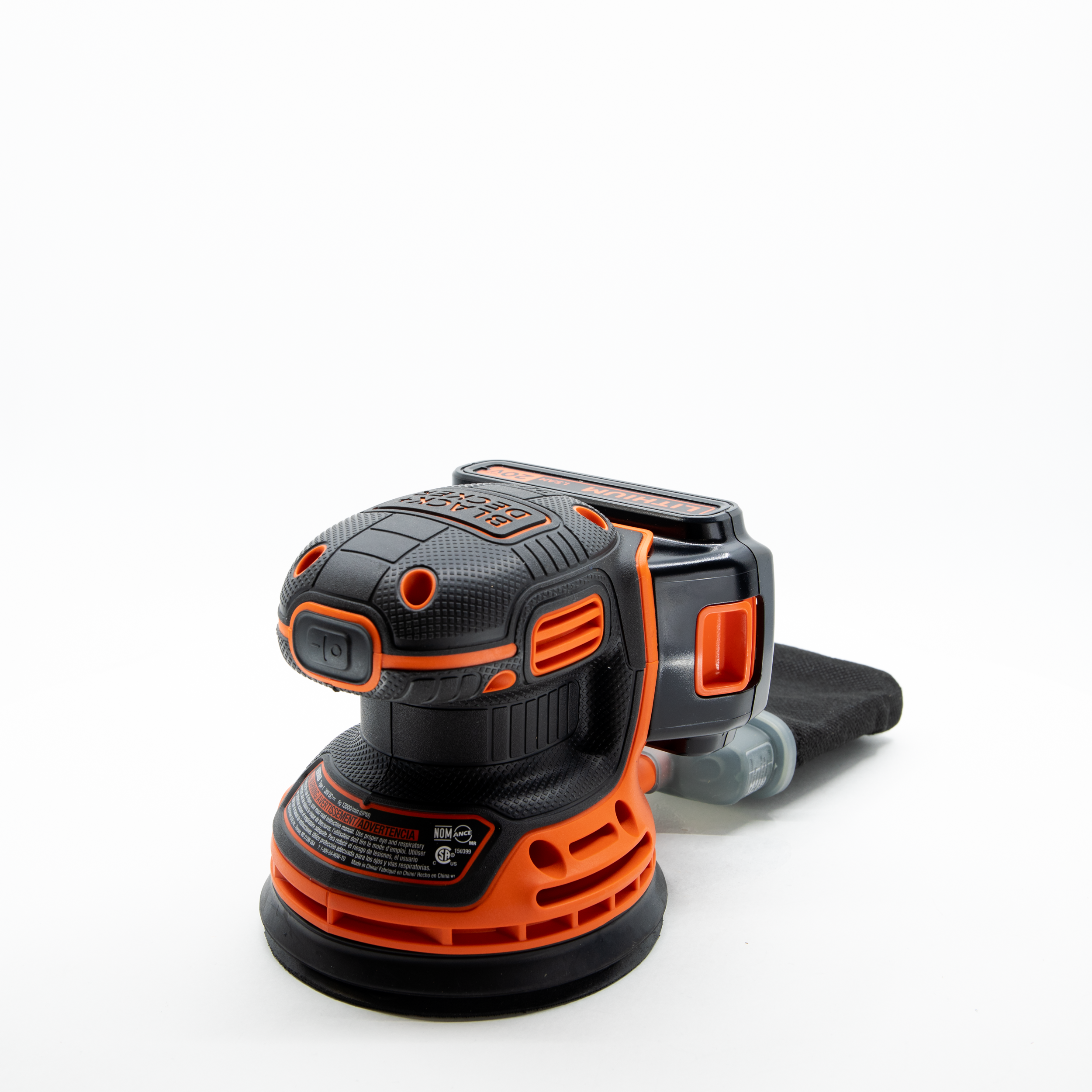 Black and decker 20v cordless sander hotsell