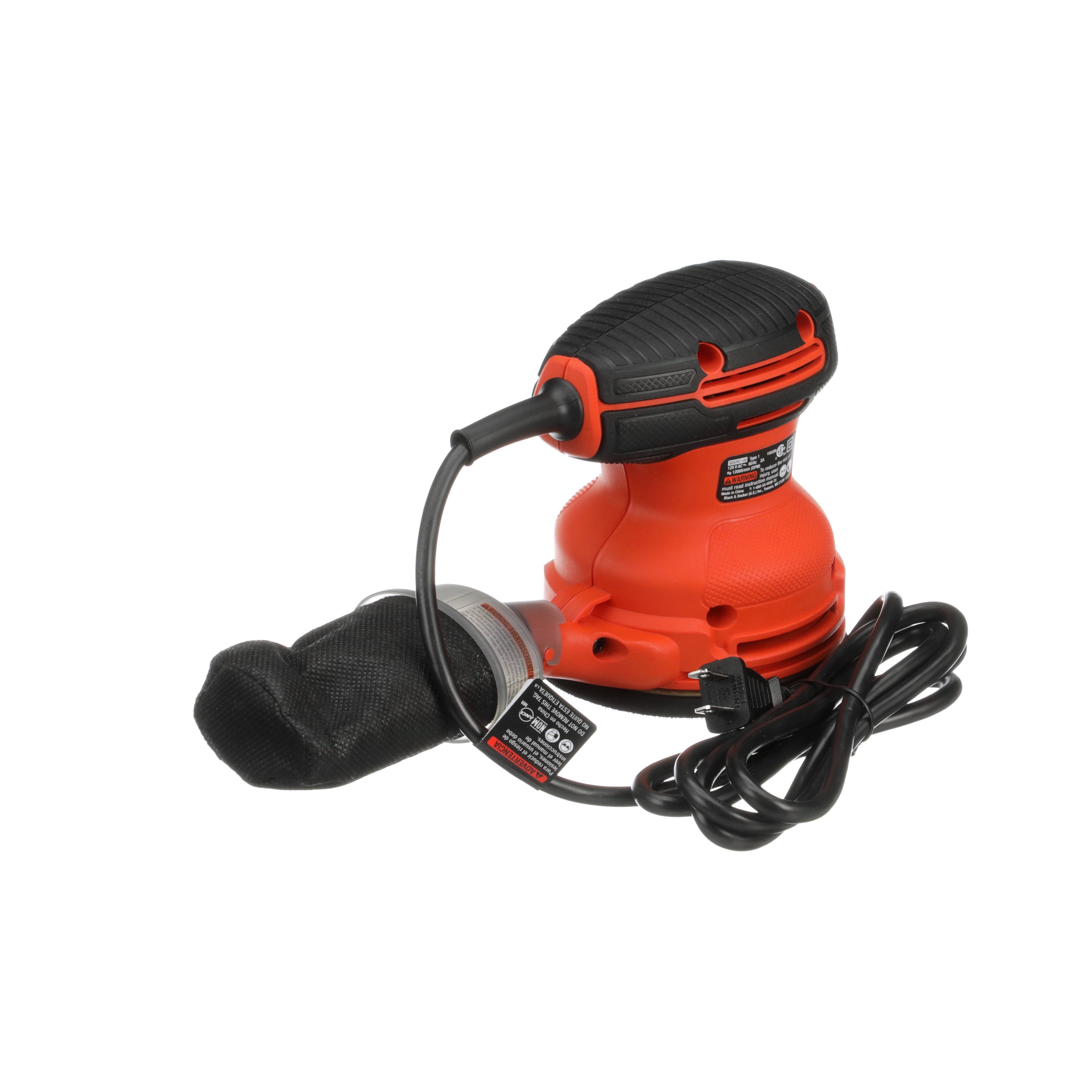 BLACK+DECKER 5 in. Random Orbital Sander Disc BDERO100 - The Home Depot