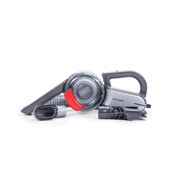 BLACK+DECKER Pivot Vac 12V DC Car Handheld Vacuum, Black (​​BDH1200PVAV)