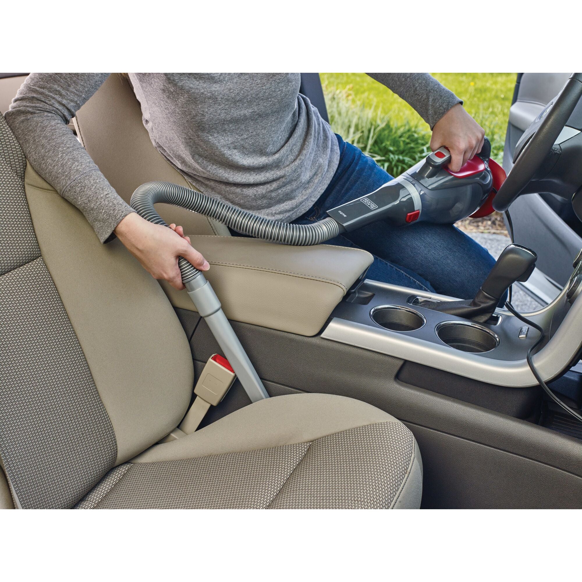 BLACK+DECKER Handheld Vacuum for Car, Corded, Grey (BDH1200NVAV)