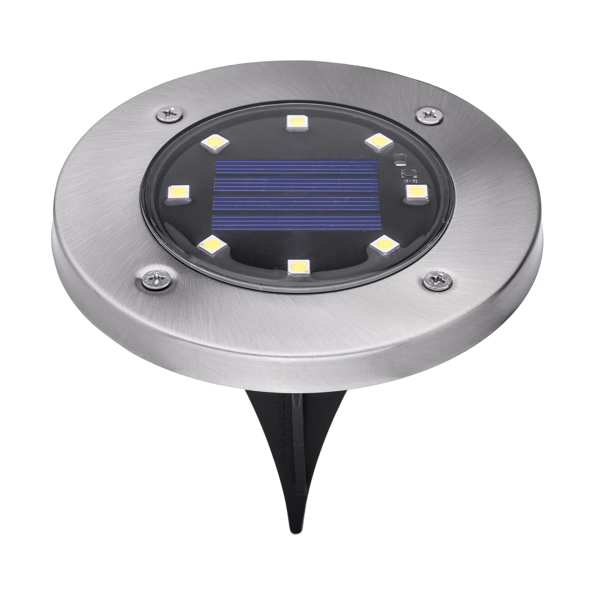 Outdoor Solar Disk Light, 8 Pack | BLACK+DECKER