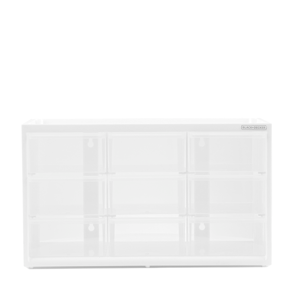 Storage Organizer, 9 Drawer Modular System, Easily Stackable