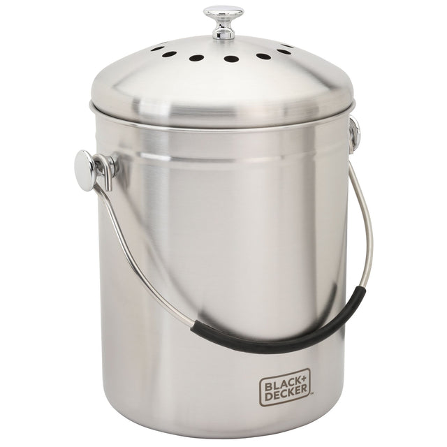 Stainless Steel Countertop Compost Bin