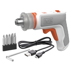 Black+decker 4V MAX* Cordless Screwdriver with LED Light (bdcsfl20c)