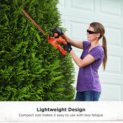 BLACK+DECKER 20V MAX Hedge Trimmer Kit, 18-Inch