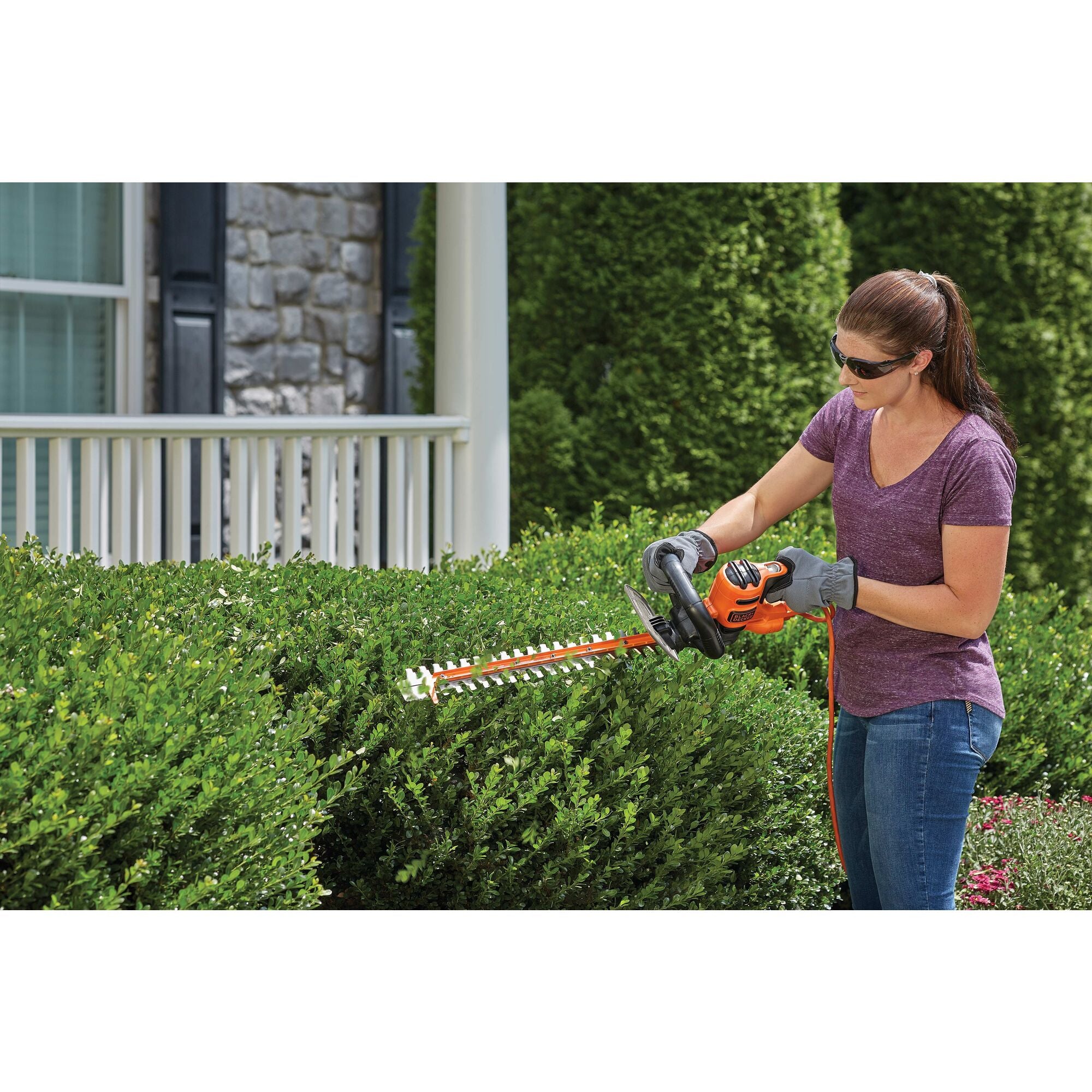 Hedge Trimmer, Dual-Action Blade, 16-Inch