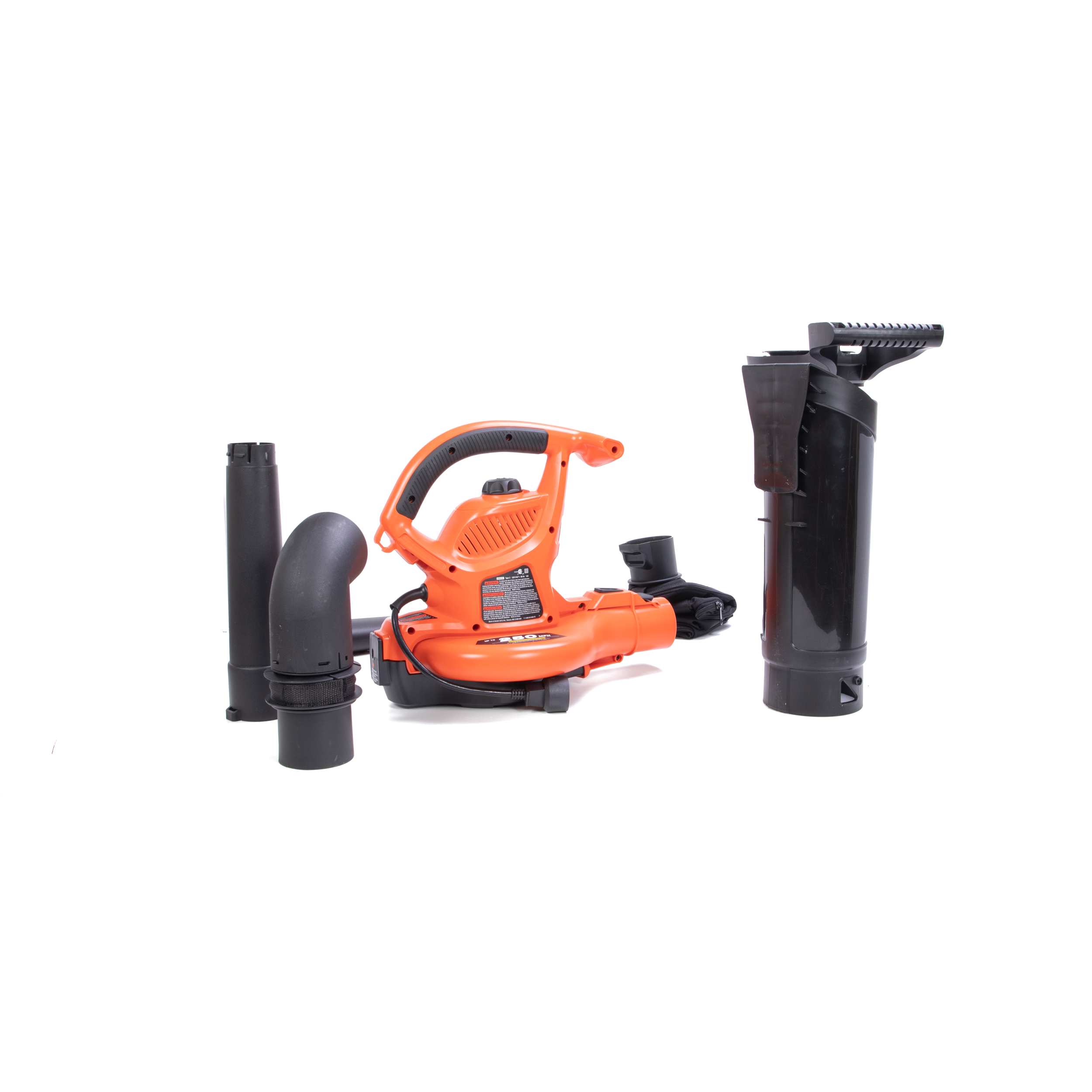  BLACK+DECKER Leaf Blower & Leaf Vacuum, 3-in-1, 12-Amp,  250-MPH, 400-CFM (BV6000) : Patio, Lawn & Garden