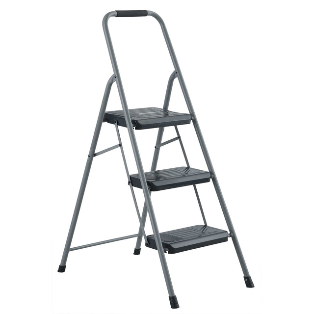 BLACK+DECKER® 3-Step Steel Step Stool on white background