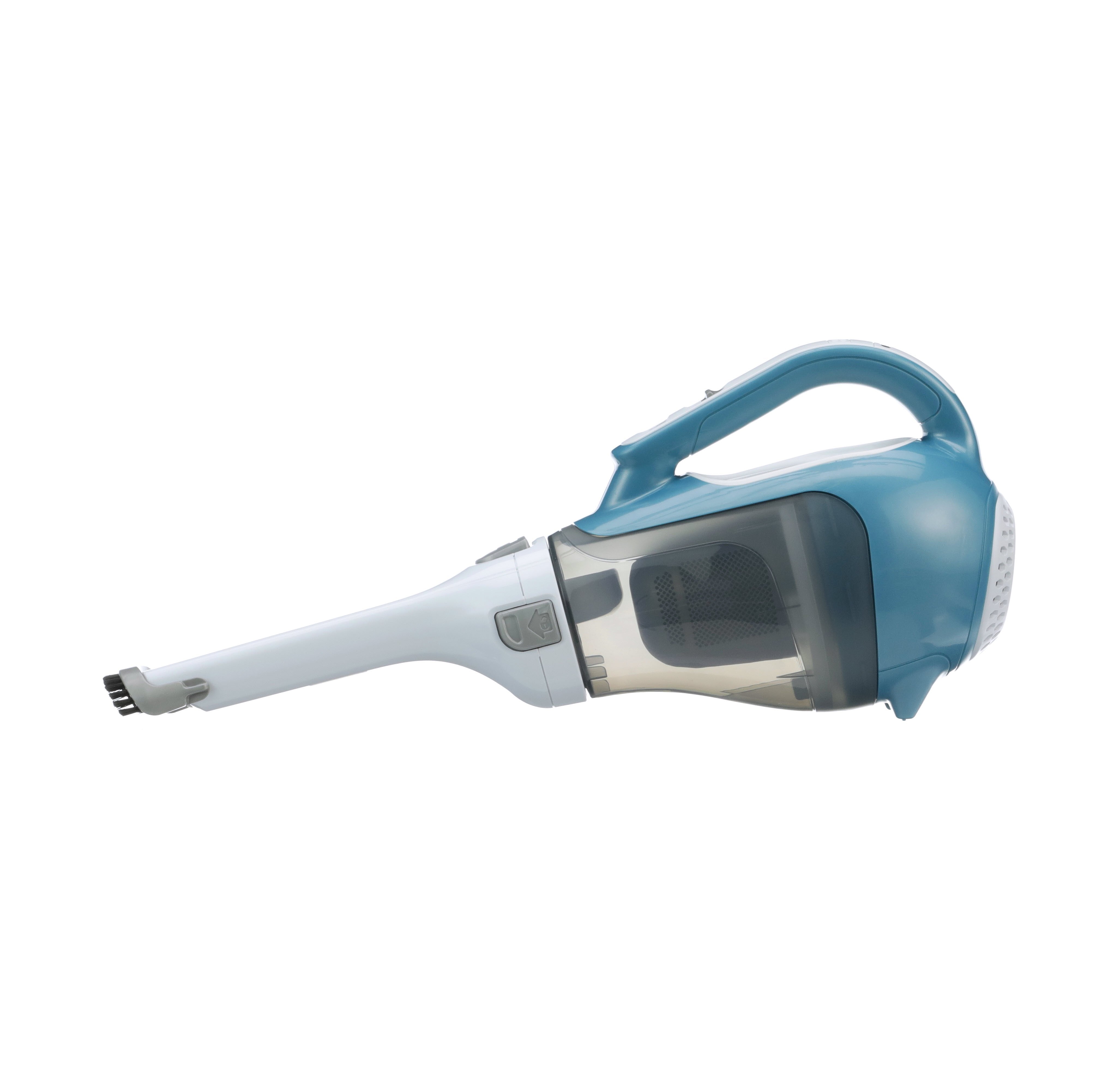 BLACK+DECKER CHV1410L dustbuster angled view with nozzle
