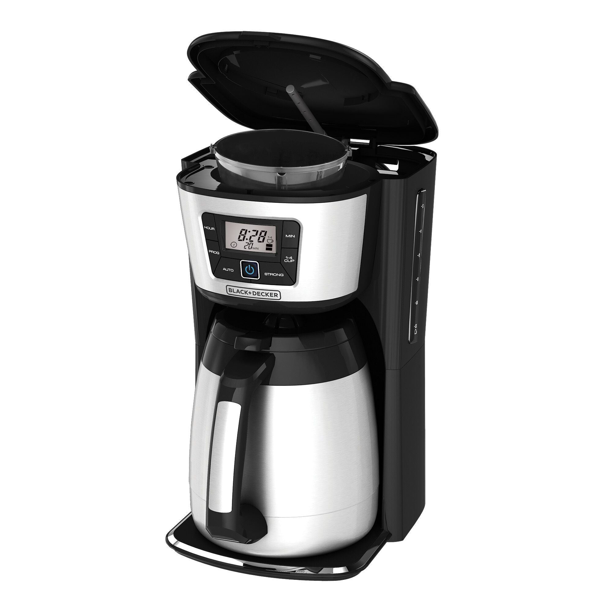 Black+decker 12-Cup Programmable Coffee Maker, Silver