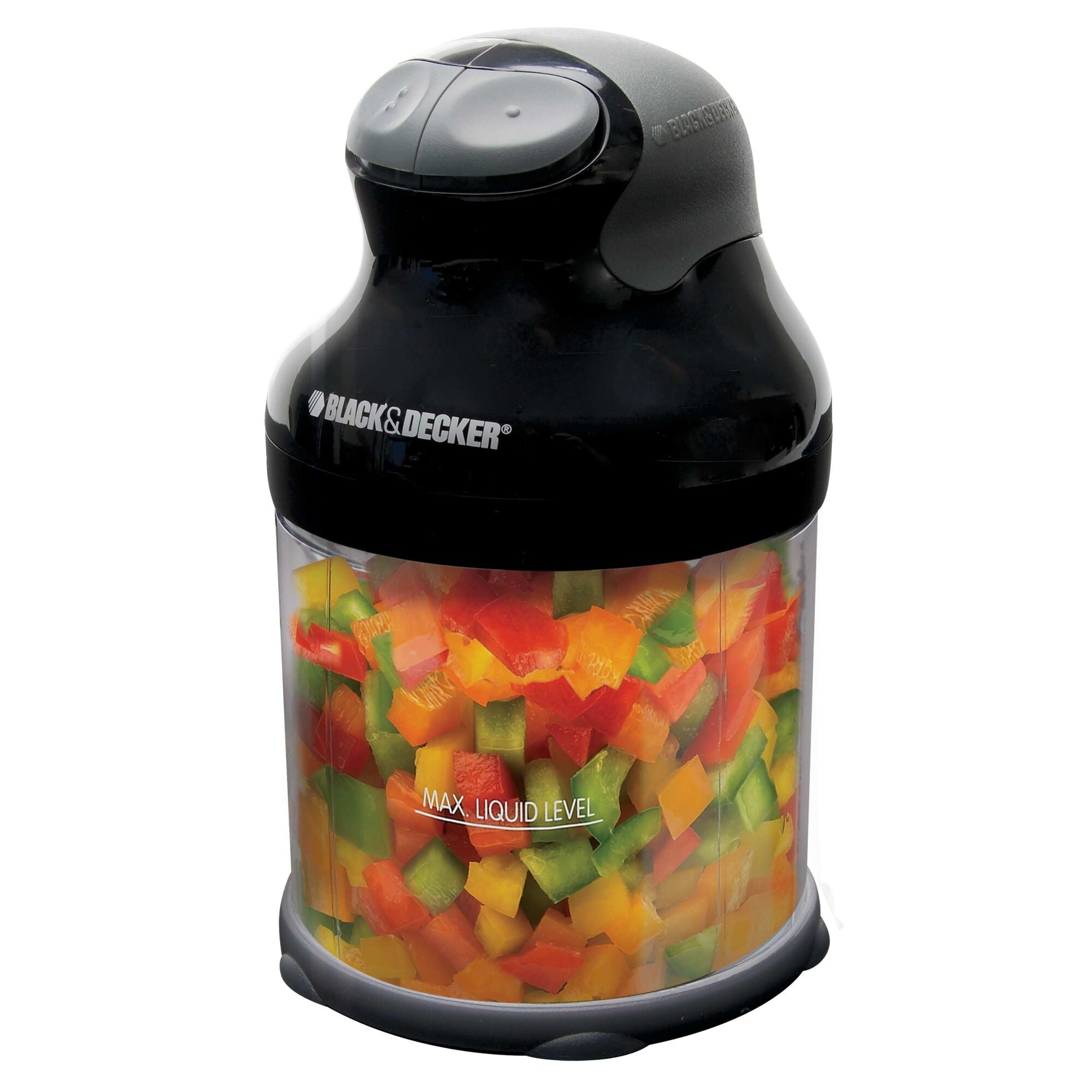 Black + Decker 3-Cup One-Touch Electric Chopper with Lid
