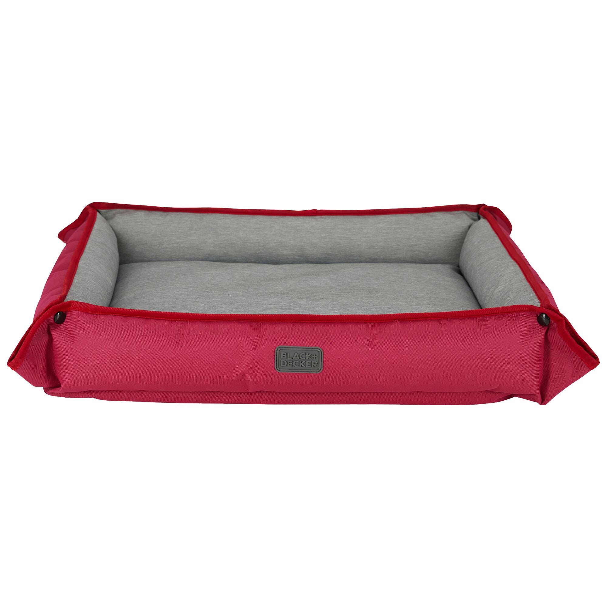 Four Way Pet Bed for Large Dogs 28X24X3 In, Red | BLACK+DECKER