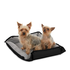Front view of Black Black and Decker Large Dog Four Way Snap Pet Bed