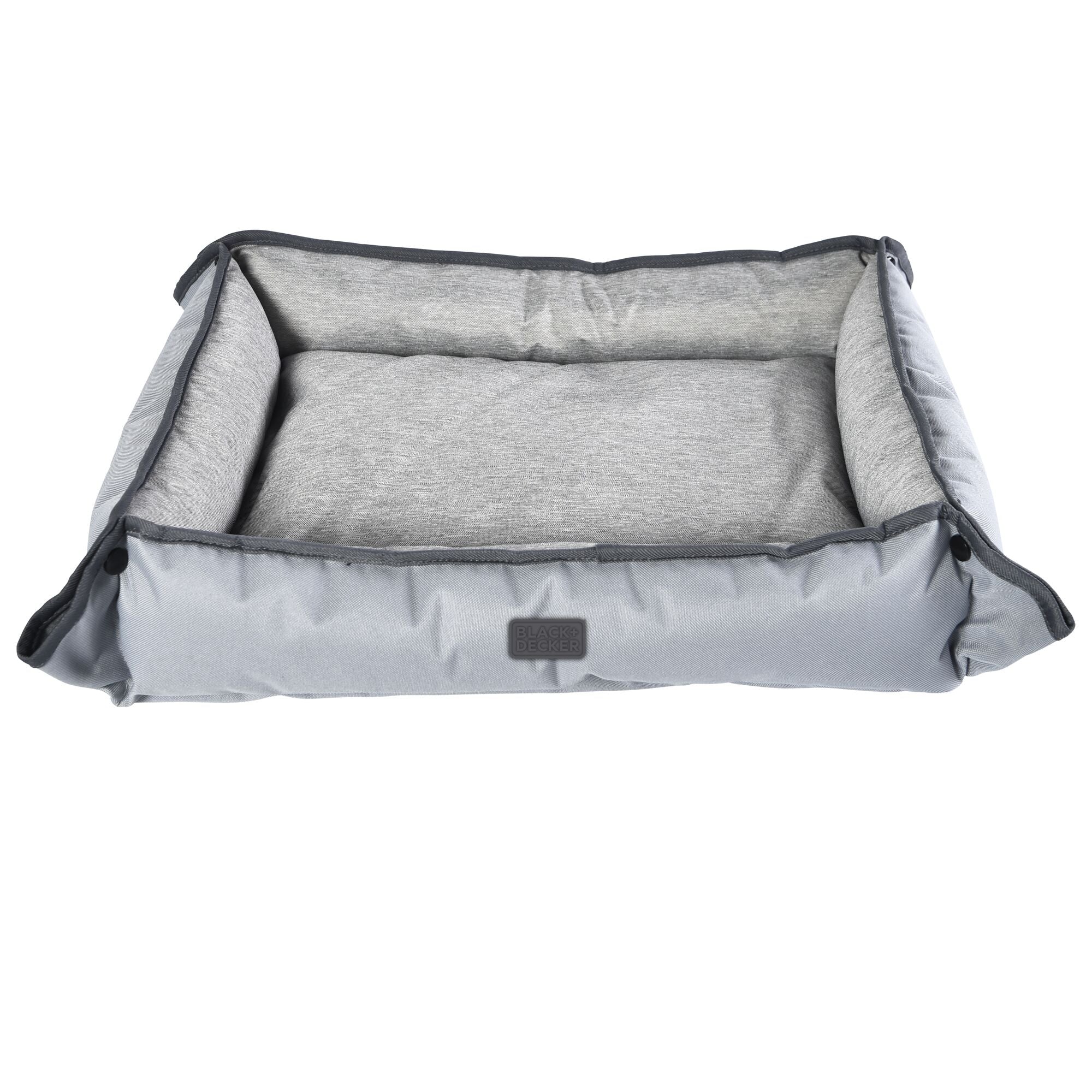 Four Way Pet Bed for Small Dogs 20X16X3 In, Grey | BLACK+DECKER