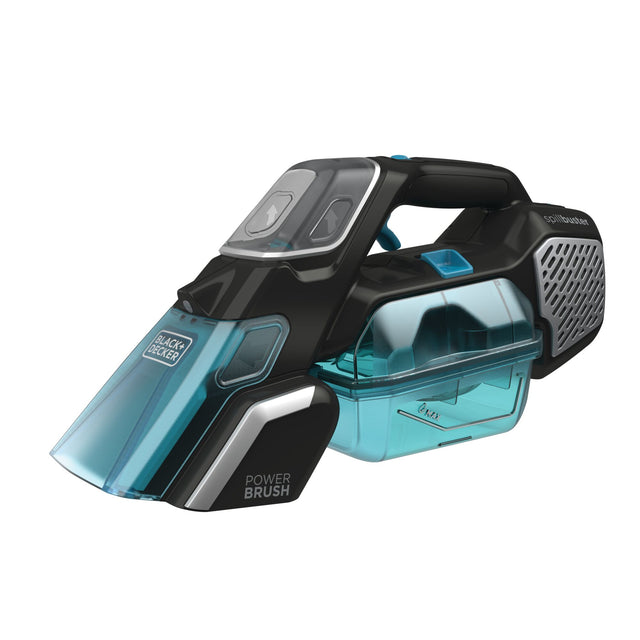 Profile of spillbuster cordless spill plus spot cleaner with powered scrub brush.