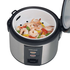 Front view of 12-Cup Rice Cooker on white background