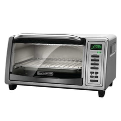 BLACK+DECKER 8-Slice Digital Toaster Oven, Stainless Steel, TO3290XSD 