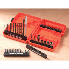 BLACK+DECKER 71-798 30 Piece Drilling and Driving Set, Metallic -  Screwdriver Bit Sets 