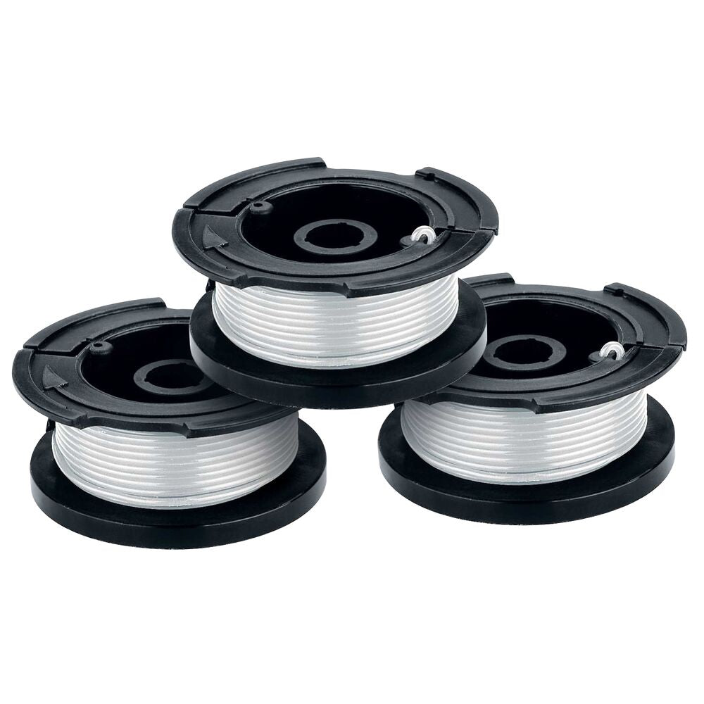 String Trimmer Replacement Spool, 0.065-Inch, 3 Pack | BLACK+DECKER