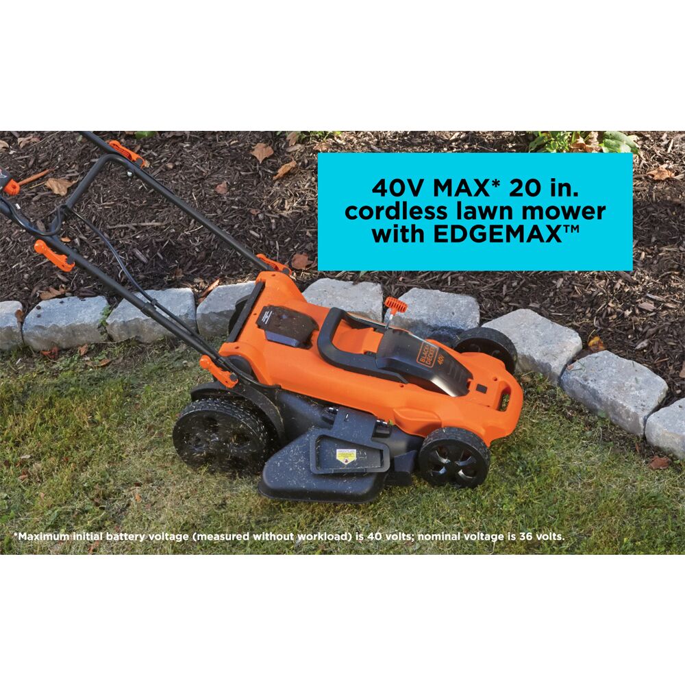 BLACK+DECKER CM1640 16 40V MAX* Lithium-Ion Cordless Mower 