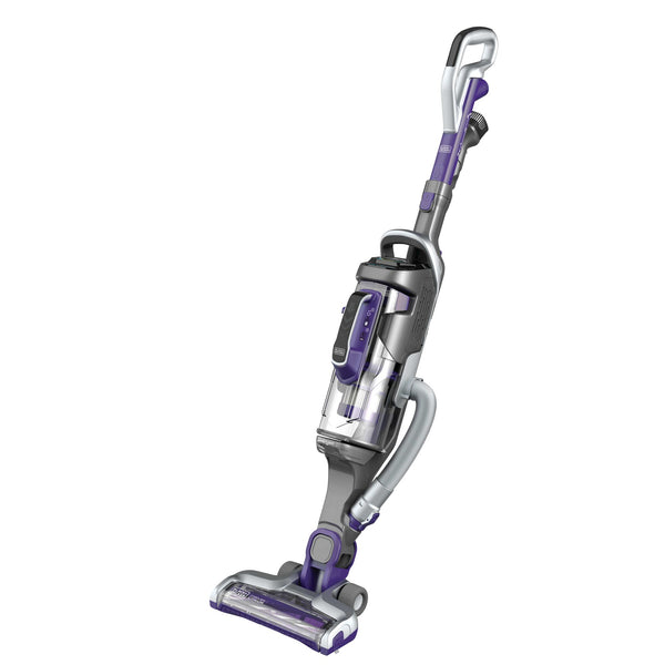 Black Decker Power Series Pro Pet Cordless Stick Vacuum Cleaner, 2-in-1, Purple