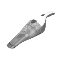 Profile of BLACK+DECKER dustbuster quickclean cordless hand vacuum.