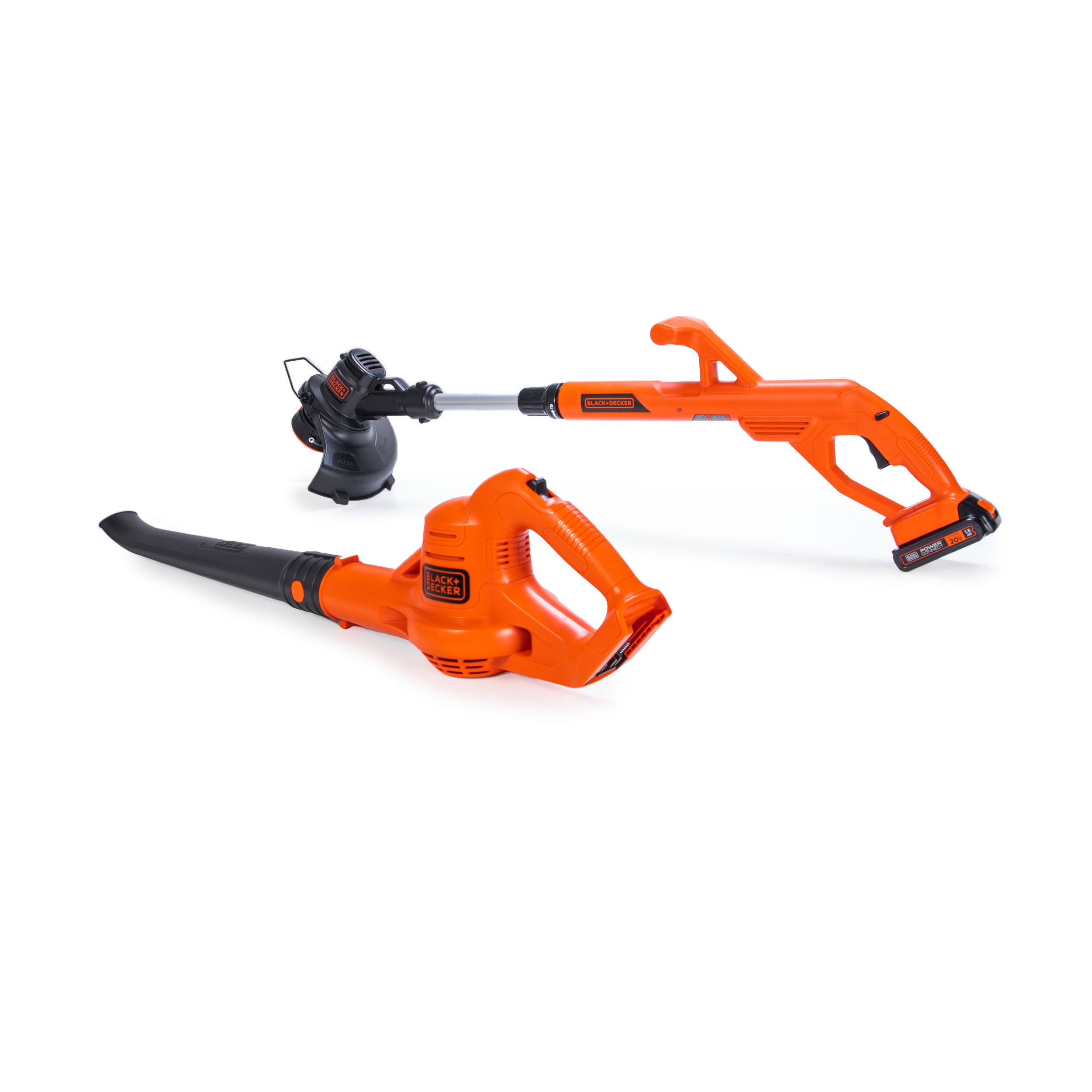 BLACK+DECKER 20V MAX* String Trimmer / Edger and Sweeper Combo Kit, 10-Inch  (LCC221)