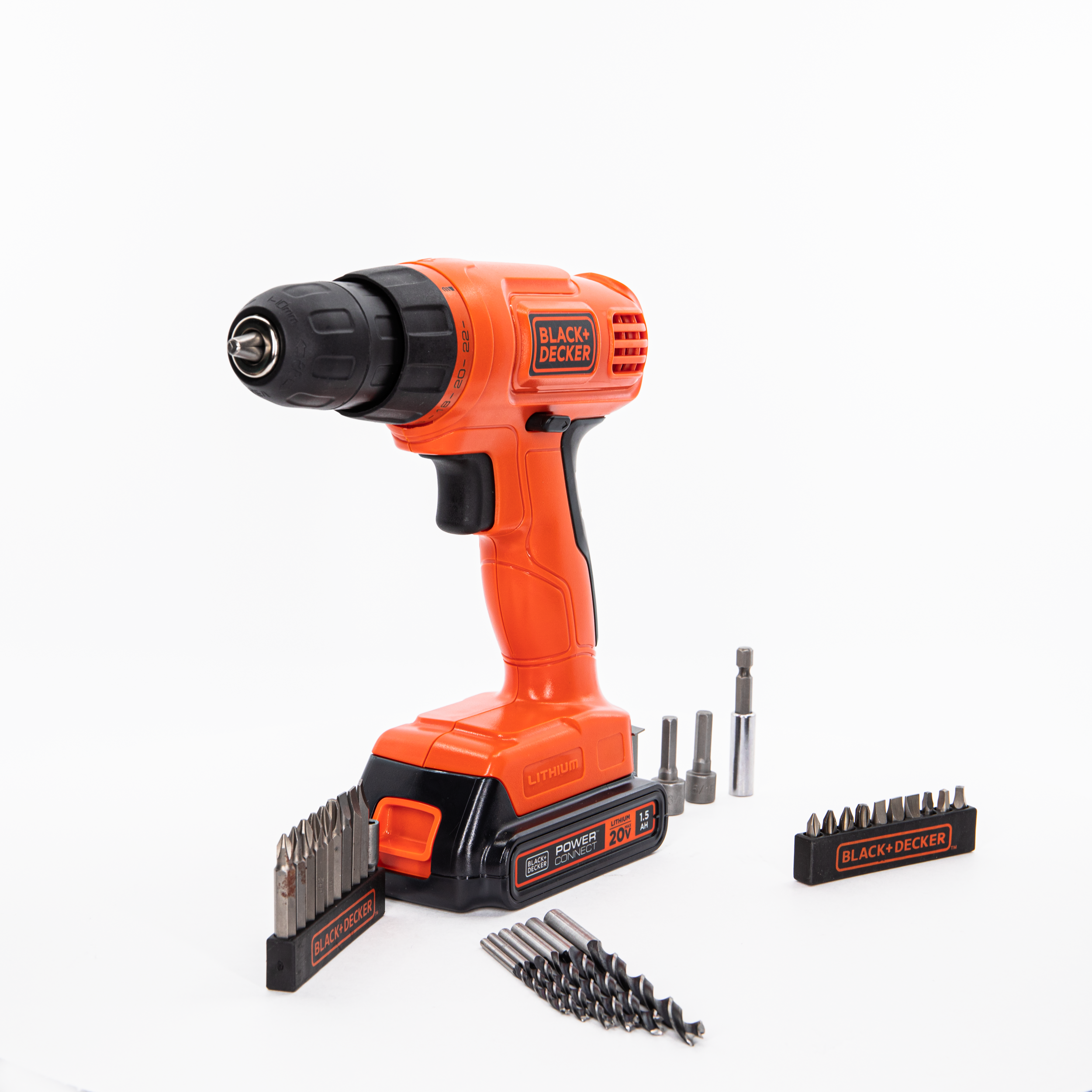  BLACK+DECKER 20V MAX* POWERECONNECT Cordless Drill