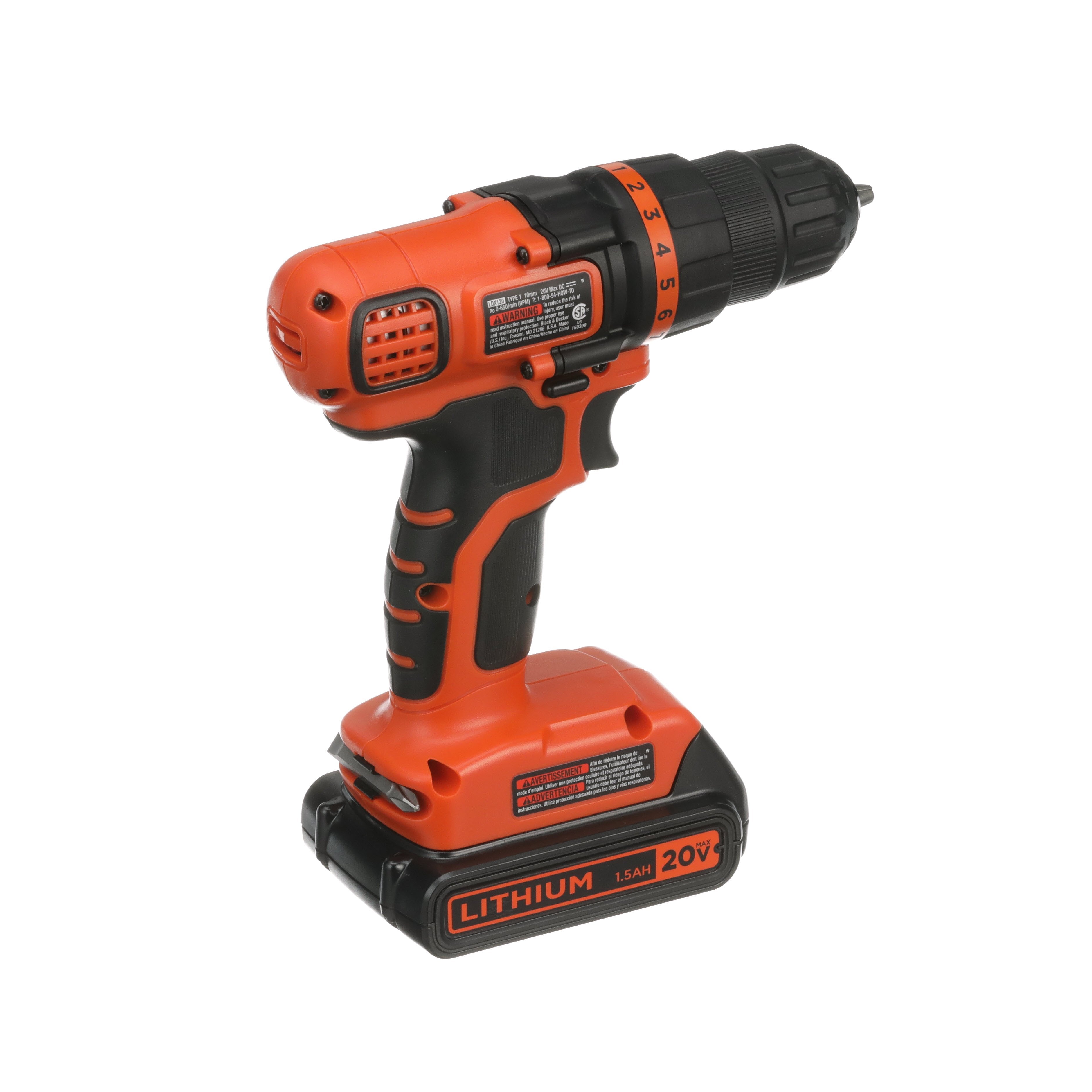 20V Max* Cordless 3/8 In Drill Driver Kit (1) Lithium Ion Battery With  Charger