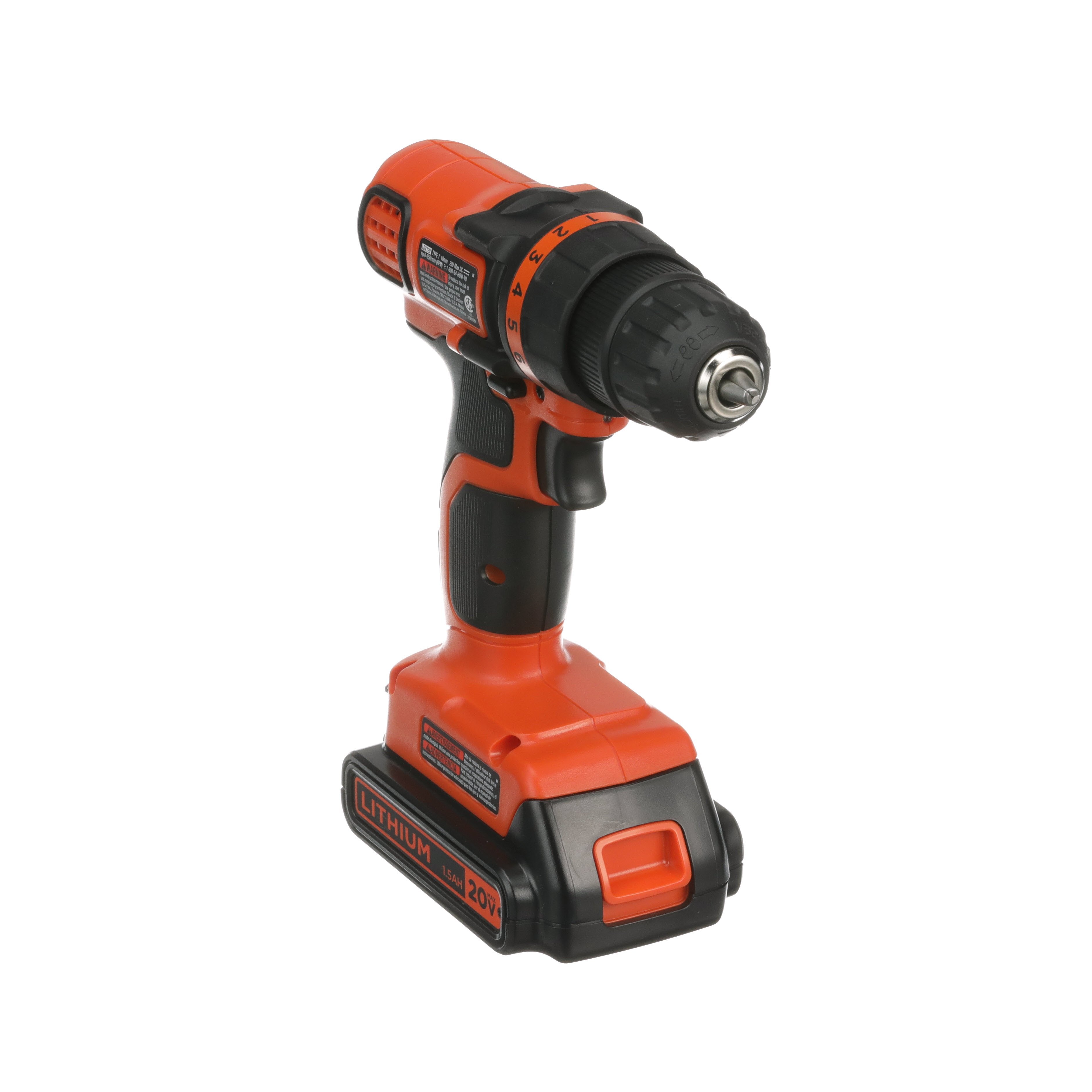 Black+decker 20V MAX* Cordless Drill / Driver, 3/8-Inch (LDX120C)