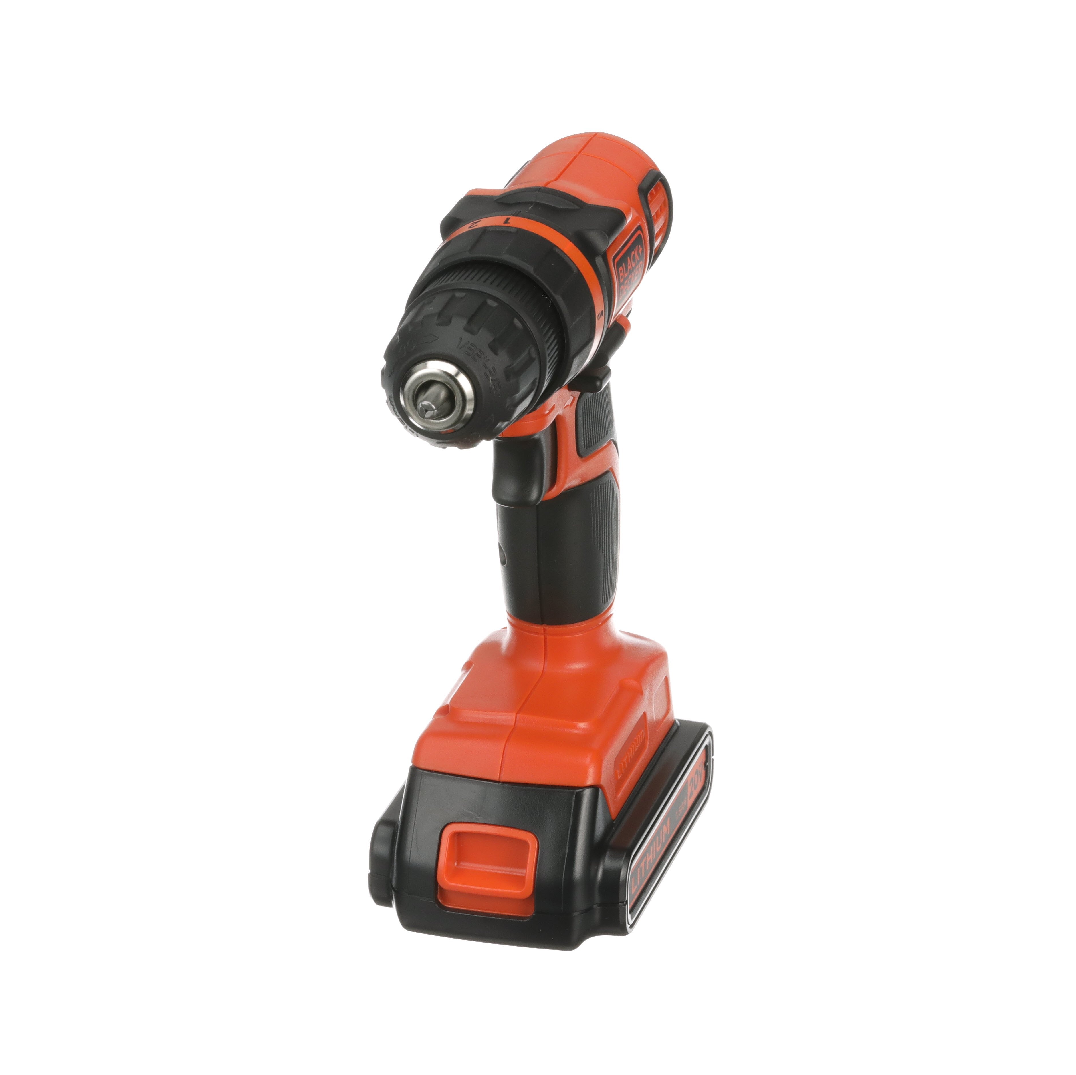 20V Max* Cordless 3/8 In Drill Driver Kit (1) Lithium Ion Battery With  Charger BLACK+DECKER