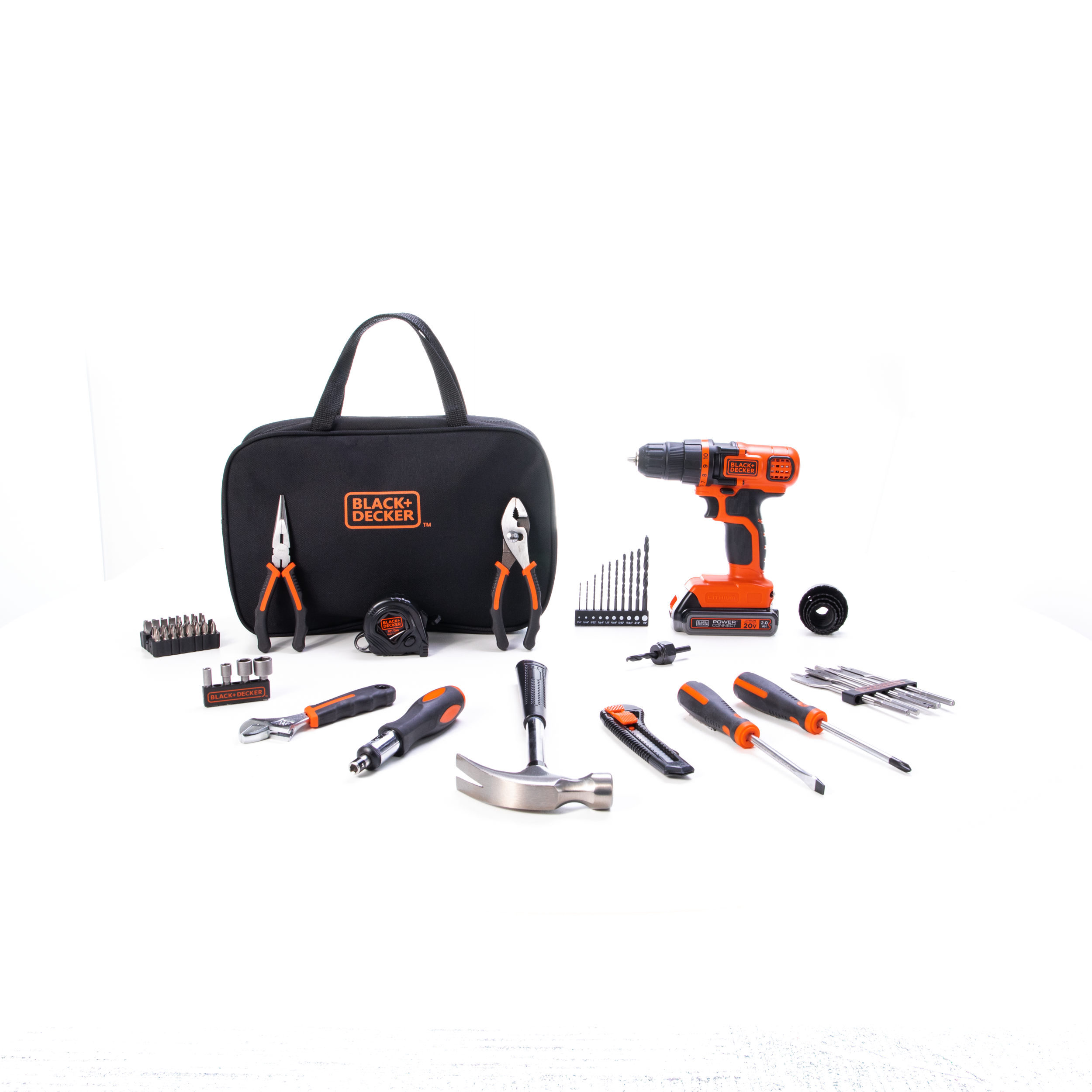 20V MAX* Drill & Home Tool Kit, 68 Piece | BLACK+DECKER
