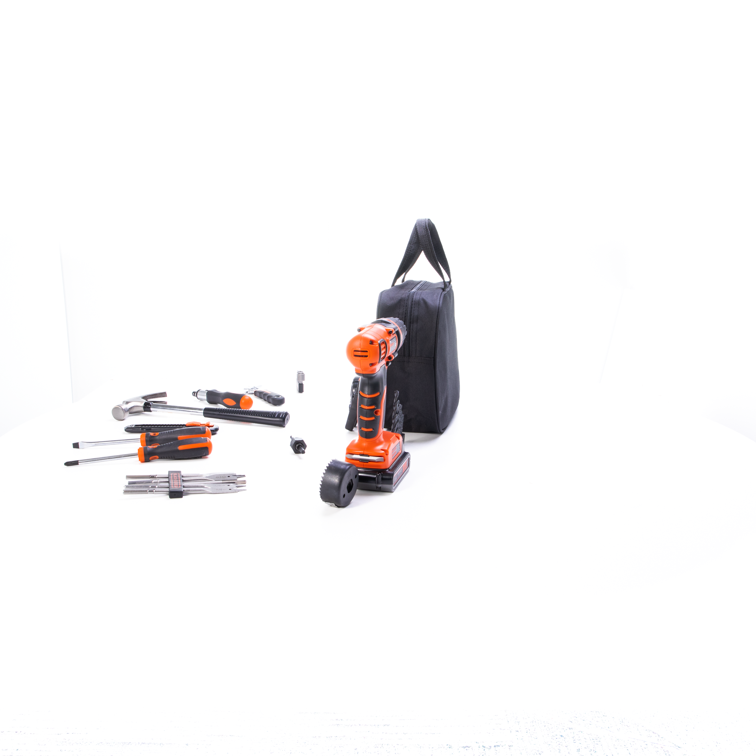 BLACK+DECKER 20V Max Drill & Home Tool Kit, 68 Piece (LDX120PK)