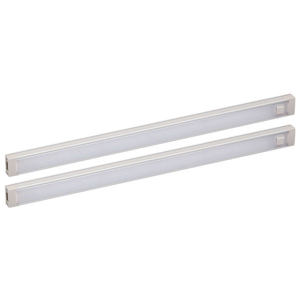2-Bar Led Under Cabinet Lighting Kit Natural Daylight, 12”