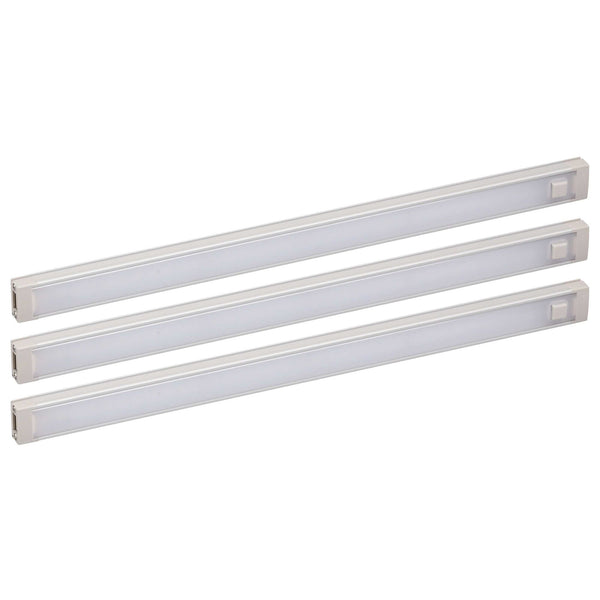 3-Bar Led Under Cabinet Lighting Kit Natural Daylight, 12”