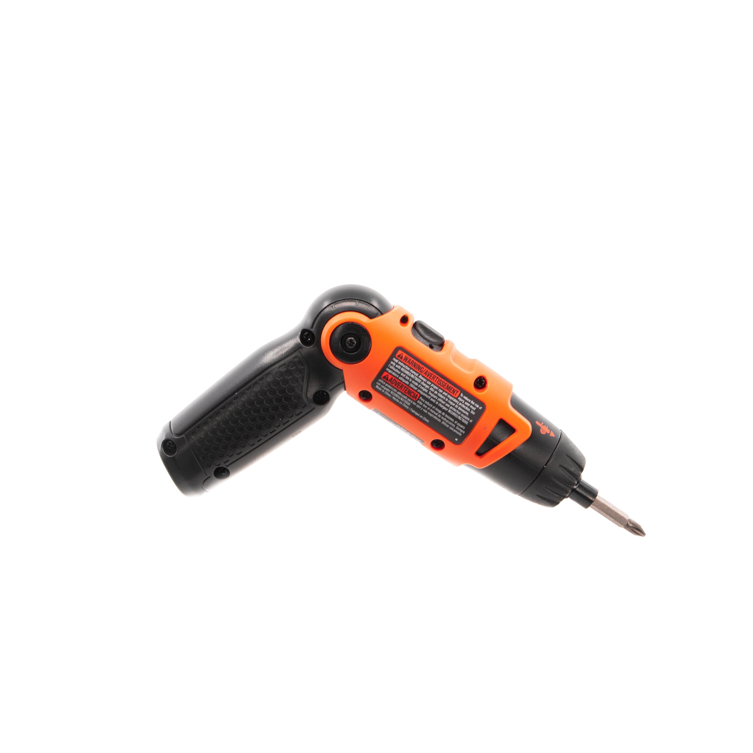 Cordless Screwdriver with Pivoting Handle, USB Charger and Hex