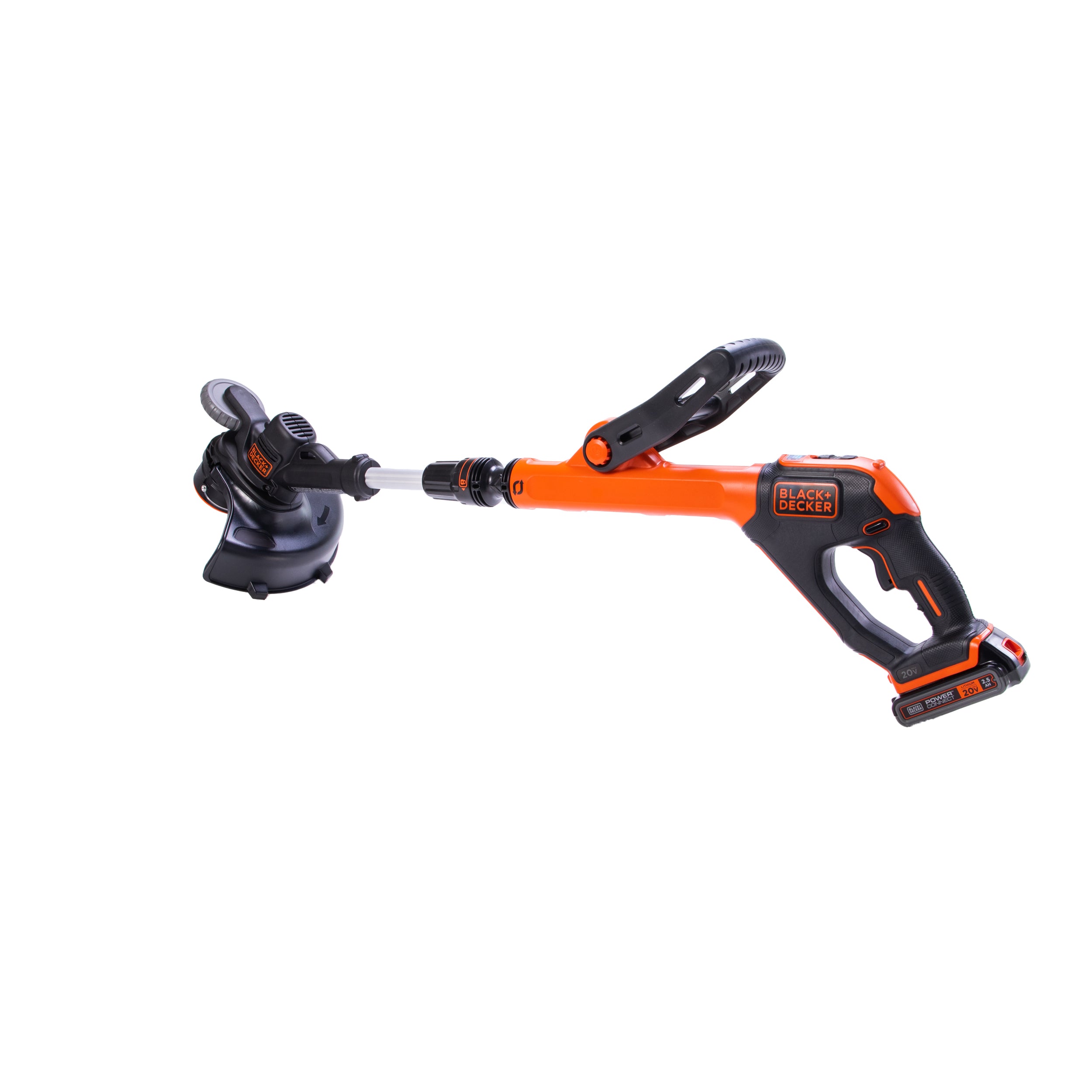 BLACK+DECKER 20V MAX Cordless String Trimmer, 2 in 1 Trimmer and Edger, 12  Inch, Battery Included (LST300)