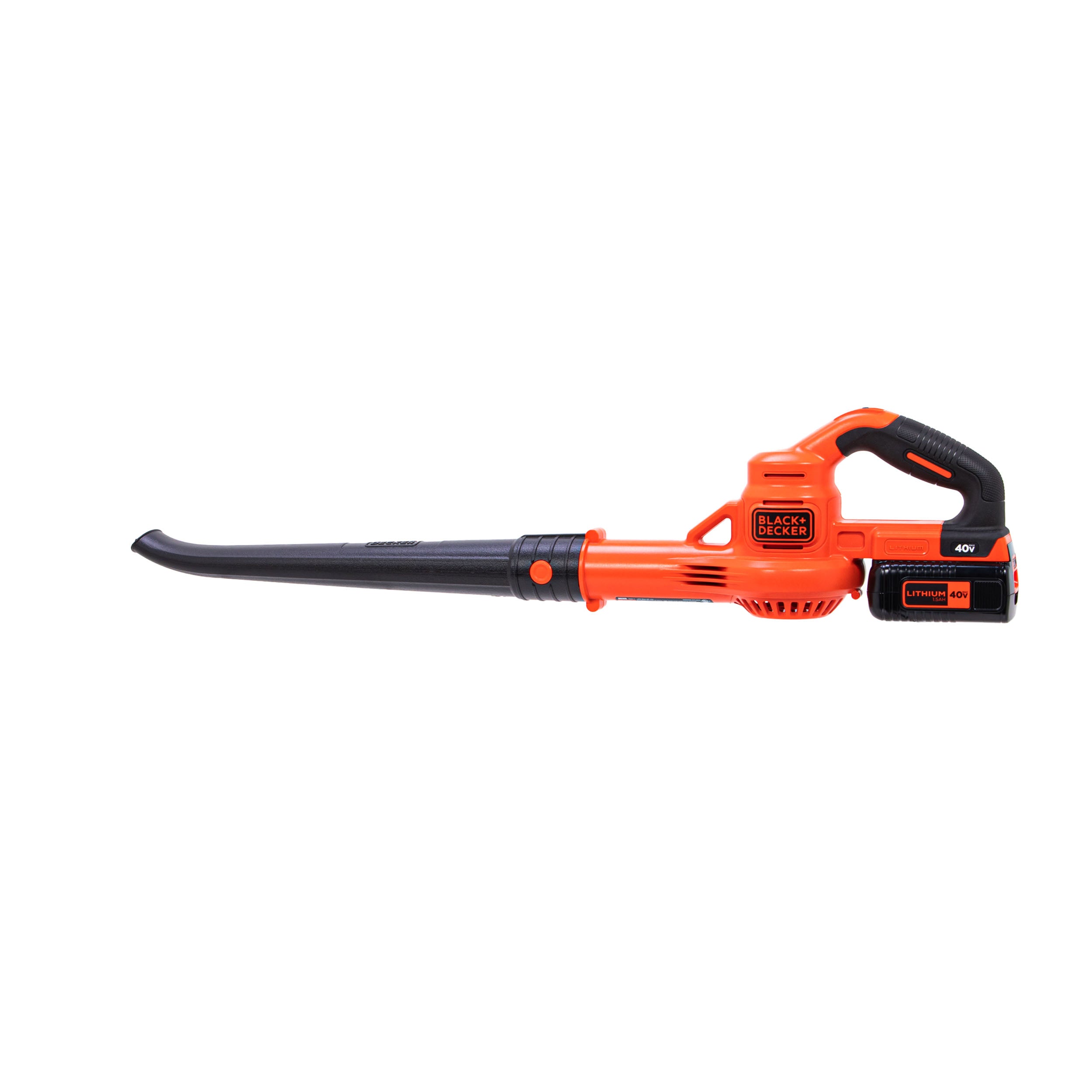 BLACK+DECKER 40V MAX Cordless Leaf Blower, Lawn Sweeper, 125 mph Air Speed,  Lightweight Design, Battery and Charger Included (LSW40C)