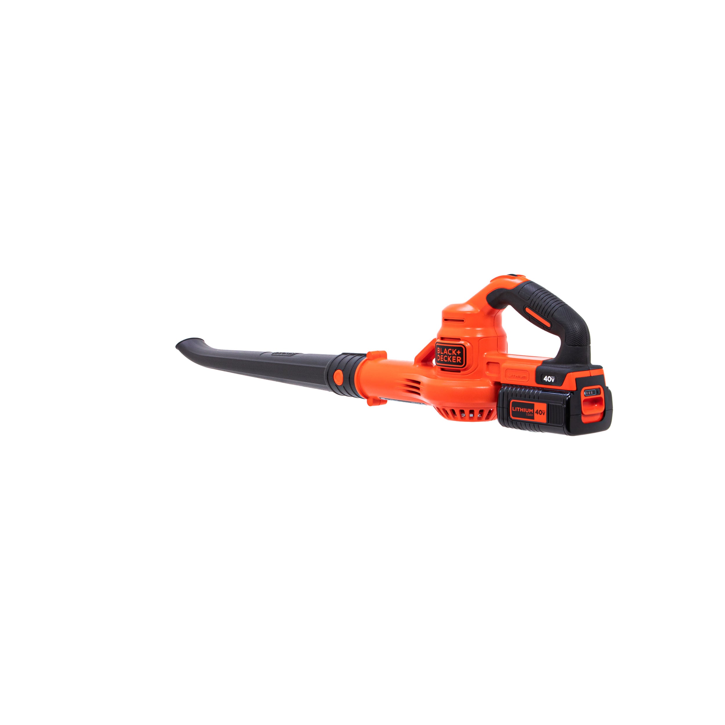 BLACK+DECKER 40V MAX Cordless Leaf Blower, Lawn Sweeper, 125 mph Air Speed,  Lightweight Design, Battery and Charger Included (LSW40C)