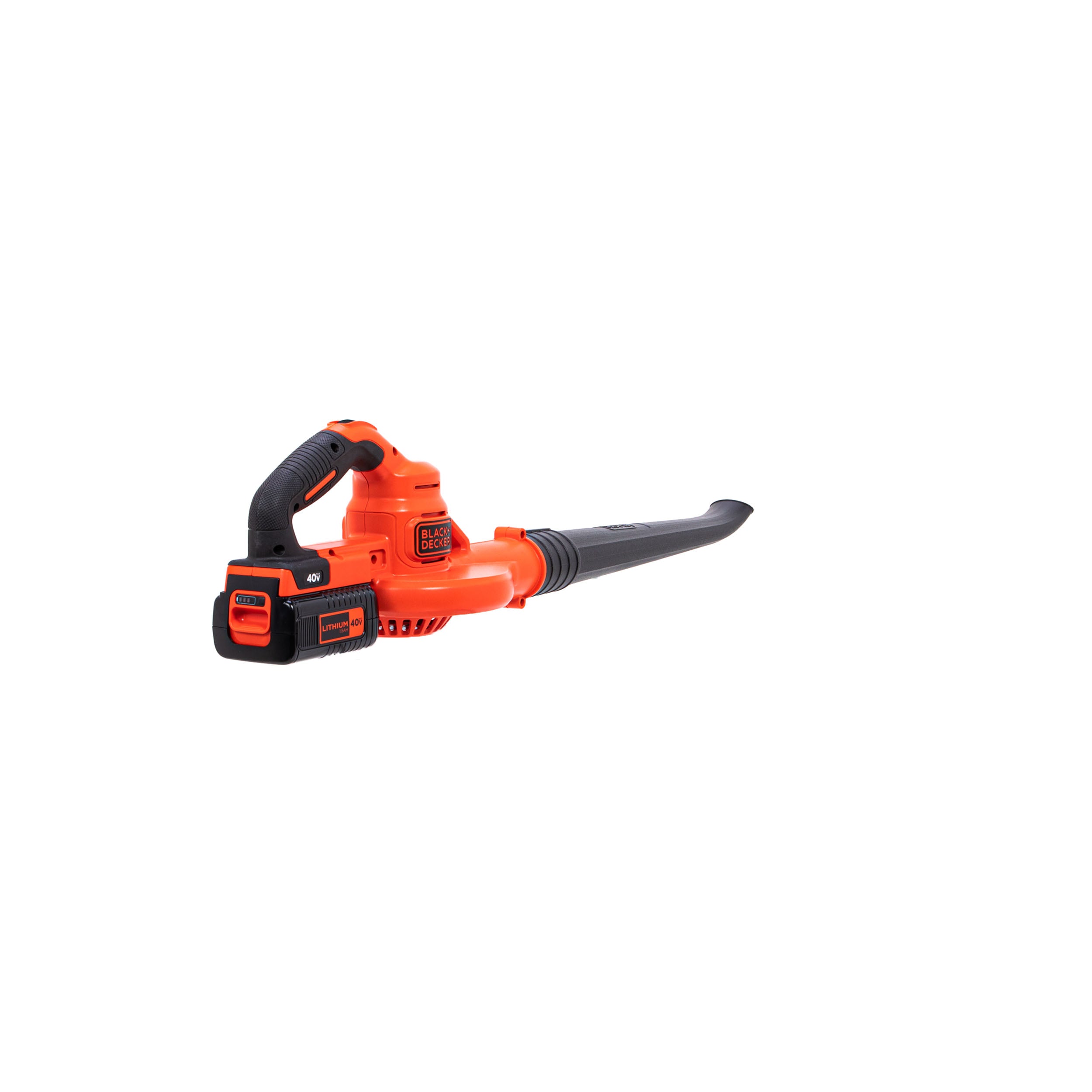 BLACK+DECKER 40V MAX Cordless Leaf Blower, Lawn Sweeper, 125 mph Air Speed,  Lightweight Design, Battery and Charger Included (LSW40C)