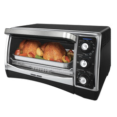 Profile of 6 slice convection toaster oven.