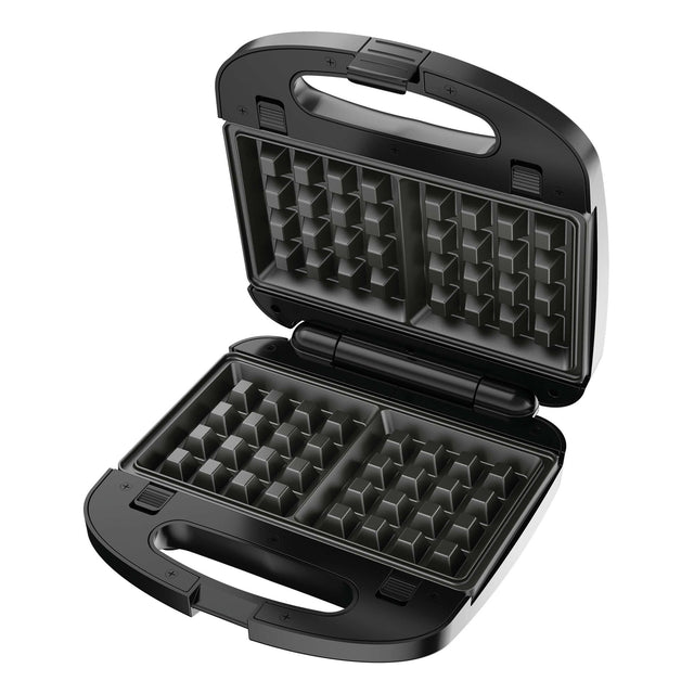 Waffle Maker Grill or Sandwich Maker with Stainless Steel Accents.