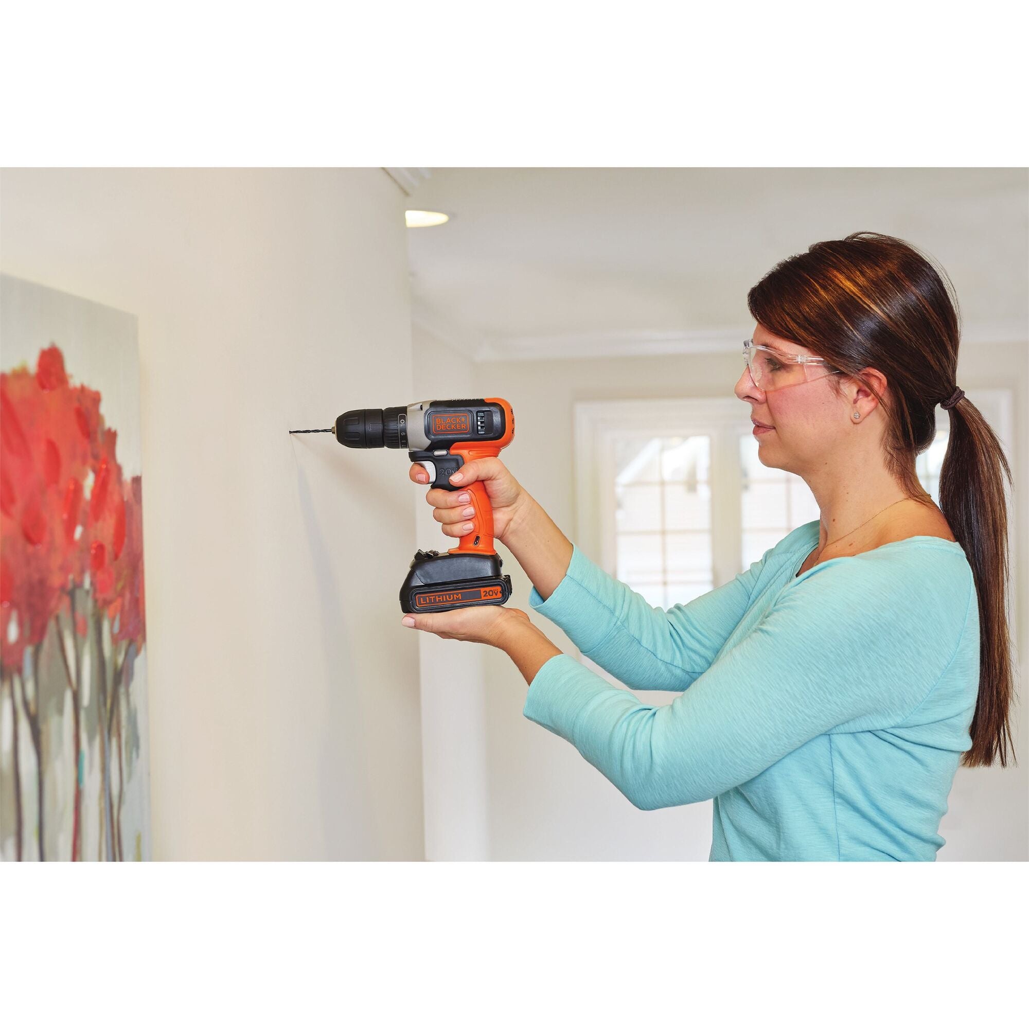 BLACK+DECKER 20-volt Max 3/8-in Cordless Drill (1-Battery Included, Charger  Included in the Drills department at