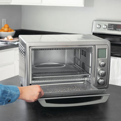 Crisp N Bake Air Fry Countertop Oven with No Preheat.