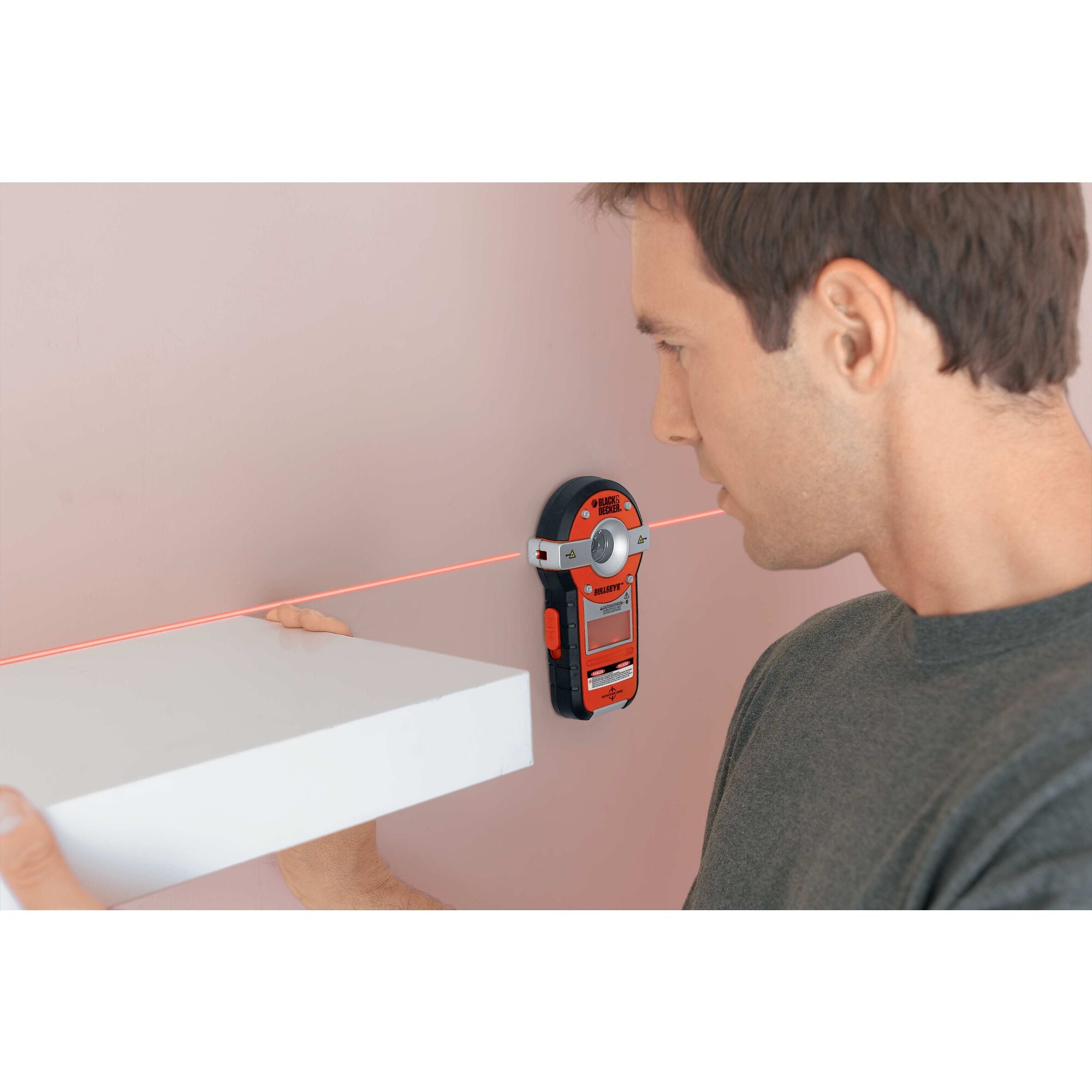 Line Laser, Auto-Leveling With Stud Finder