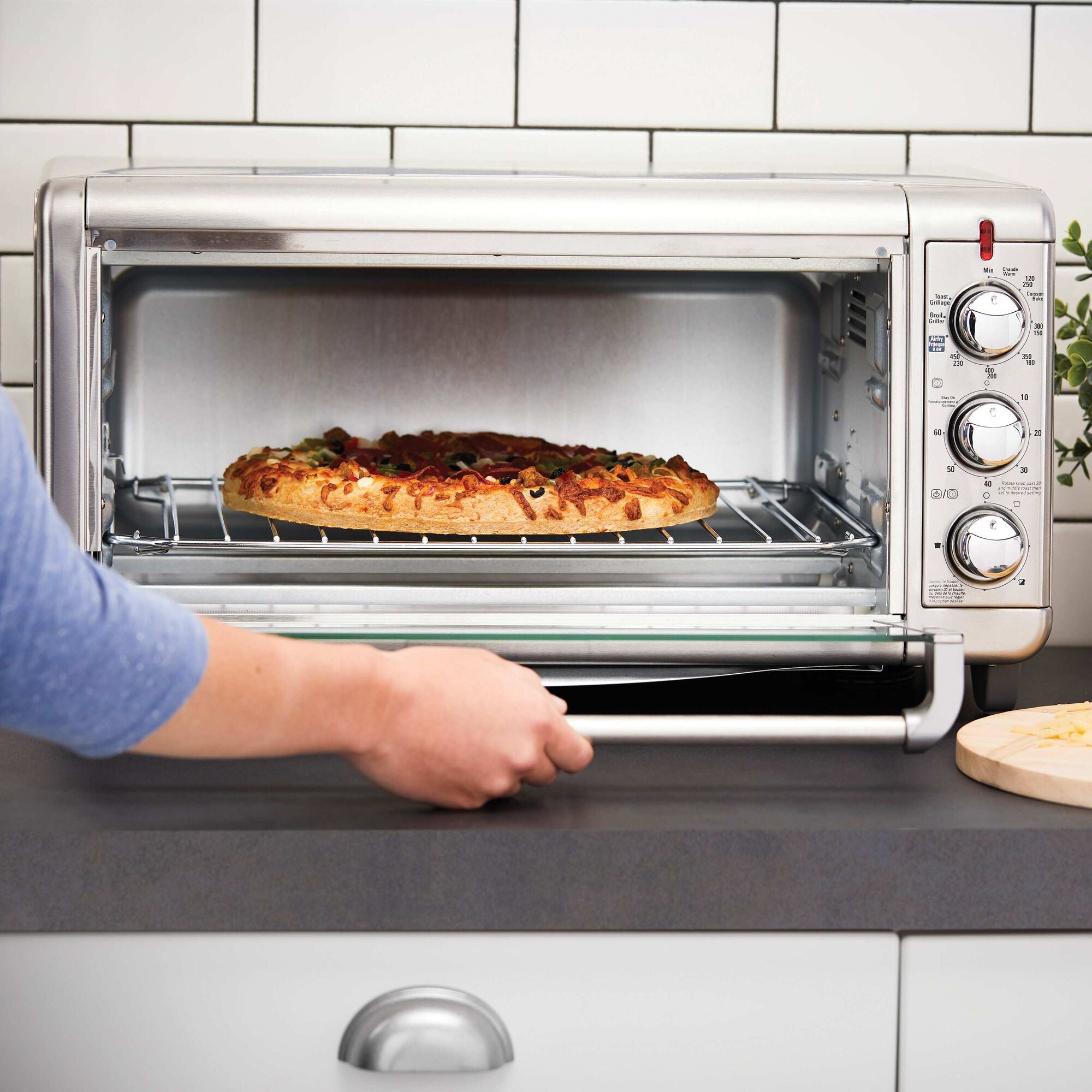 BLACK + DECKER Air Fryer Toaster Oven with Rotisserie 