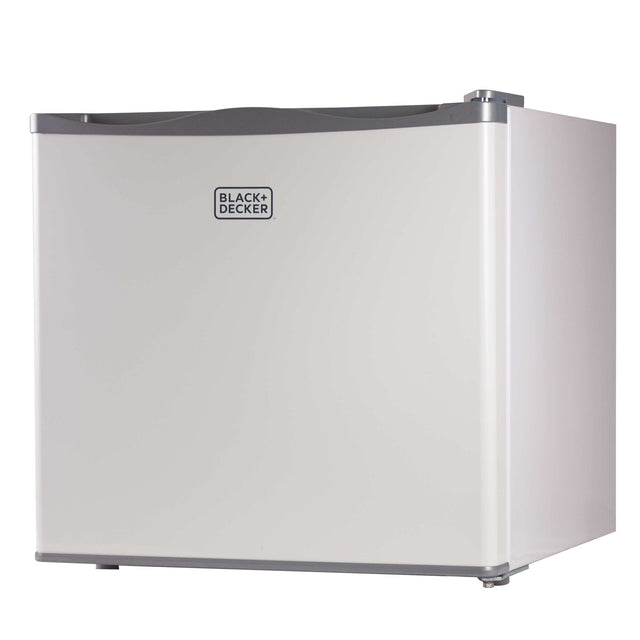Profile of 1 and 2 tenths Cubic Feet Compact Upright Freezer.