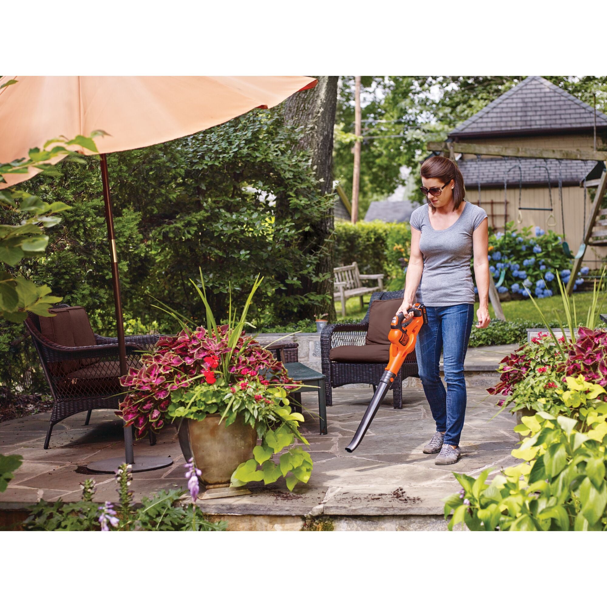 BLACK+DECKER 20-volt Max Cordless Battery String Trimmer and Leaf