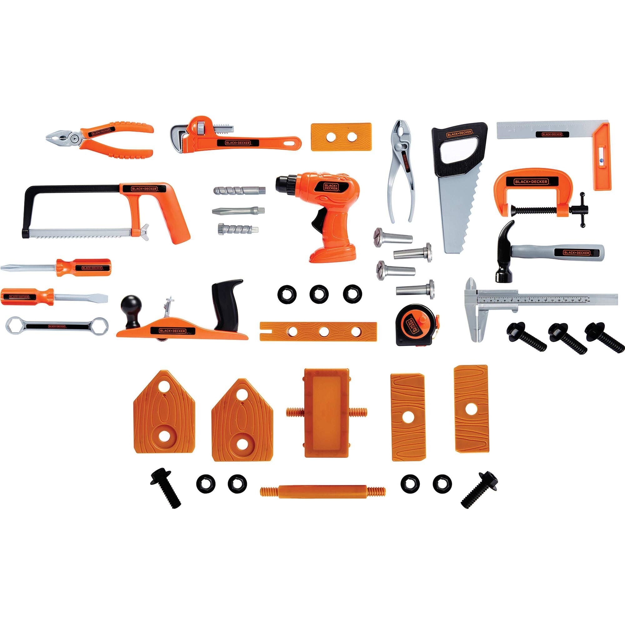 Black & Decker Junior Kids Tool Set-Mega Tool Set 42 Pc. Tools & Accessories