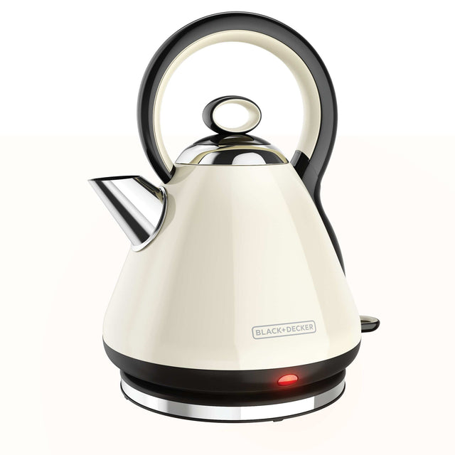Profile of Stainless Steel Electric Cordless Kettle.